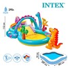 Игровой центр Intex "Динозавр" с распылителем (302х229х112 см, от 2 лет) 57135NP  - Интернет-магазин детских товаров Pelenka66 Екатеринбург