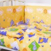 Комплект в кроватку 6 предметов "Котята-Цыплята"  - Интернет-магазин детских товаров Pelenka66 Екатеринбург