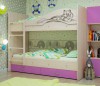Двухъярусная кровать " Мая-Сафари" - Интернет-магазин детских товаров Pelenka66 Екатеринбург