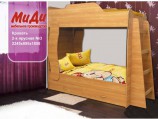 Кровать двухъярусная № 3 Миди с матрасом Классик-2 - Интернет-магазин детских товаров Pelenka66 Екатеринбург