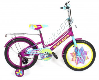 Велосипед Black Aqua 18" Lady фиолетовый розовый ( KG-1815) - Интернет-магазин детских товаров Pelenka66 Екатеринбург